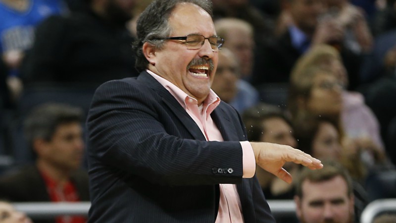 Detroit Pistons head coach Stan Van Gundy