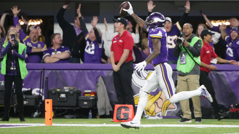 Vikings wide receiver Stefon Diggs