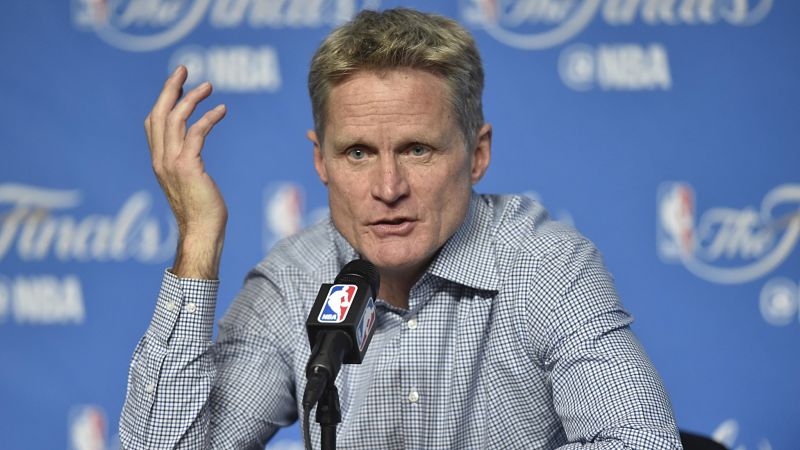 Golden State Warriors coach Steve Kerr