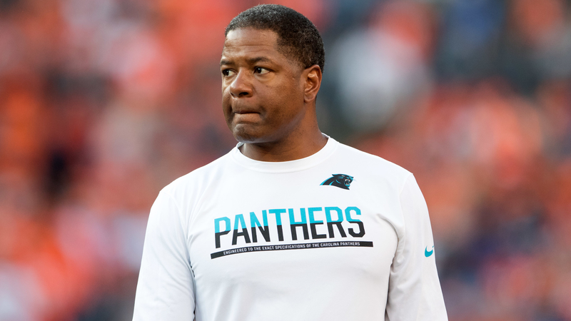 Panthers defensive coordinator Steve Wilks