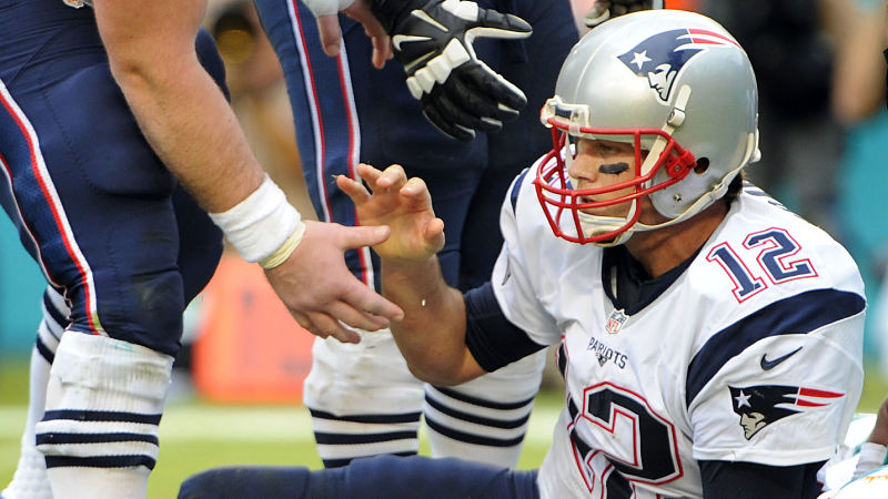 New England Patriots quarterback Tom Brady