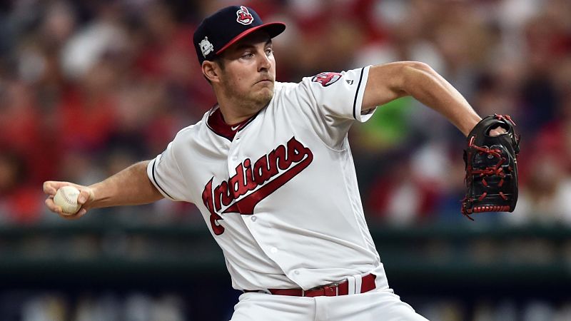 Cleveland Indians pitcher Trevor Bauer