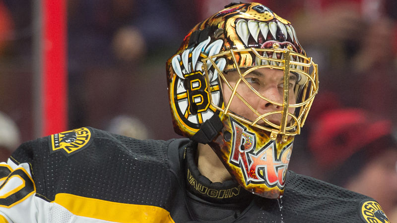 Boston Bruins goalie Tuukka Rask