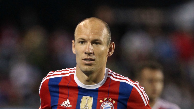 Bayern Munich winger Arjen Robben