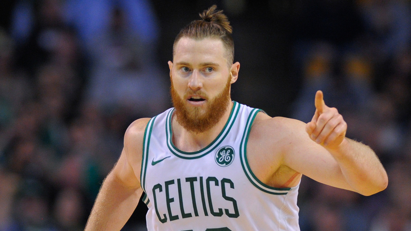 Boston Celtics center Aron Baynes