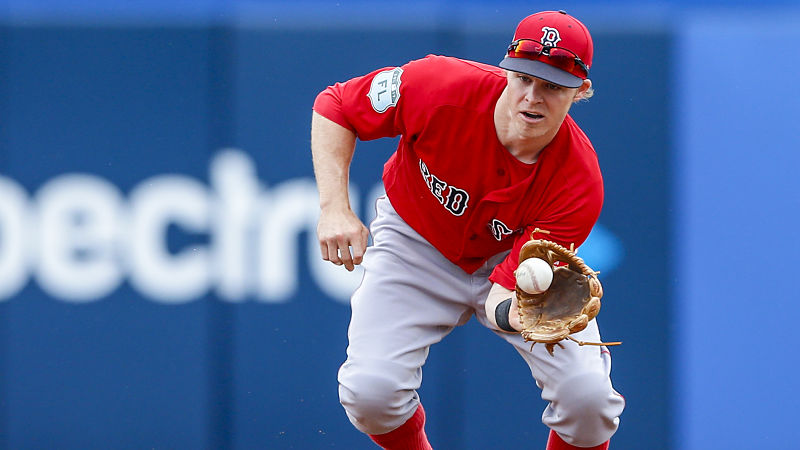 Boston Red Sox infielder Brock Holt