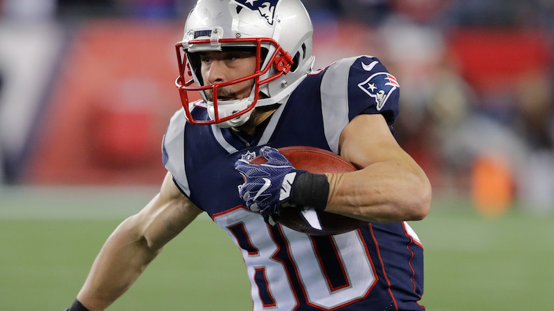 Patriots wide receiver Danny Amendola