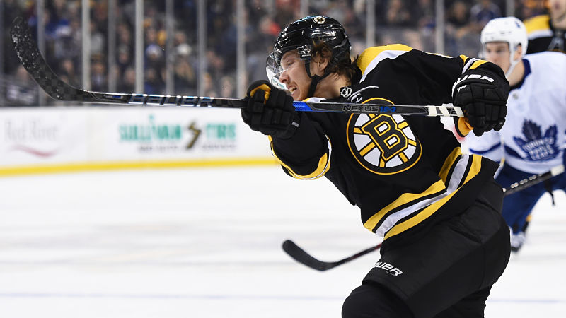Boston Bruins winger David Pastrnak