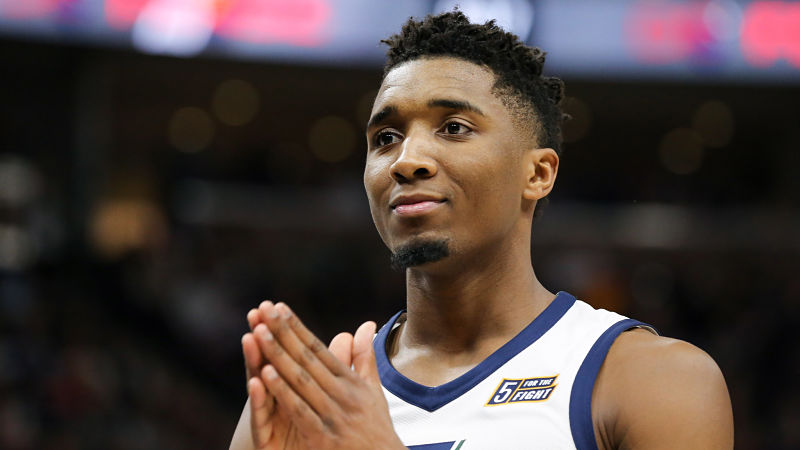 Utah Jazz guard Donovan Mitchell
