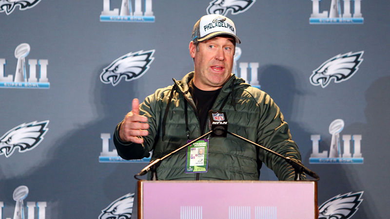 Philadelphia Eagles head coach Doug Pederson