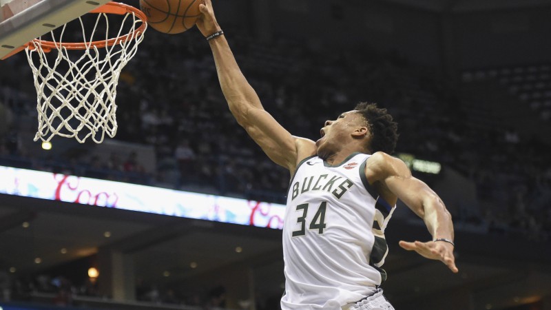 Milwaukee Bucks forward Giannis Antetokounmpo