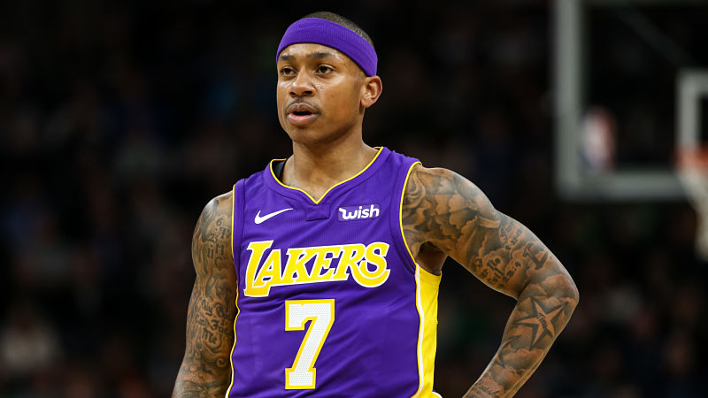 Los Angeles Lakers guard Isaiah Thomas
