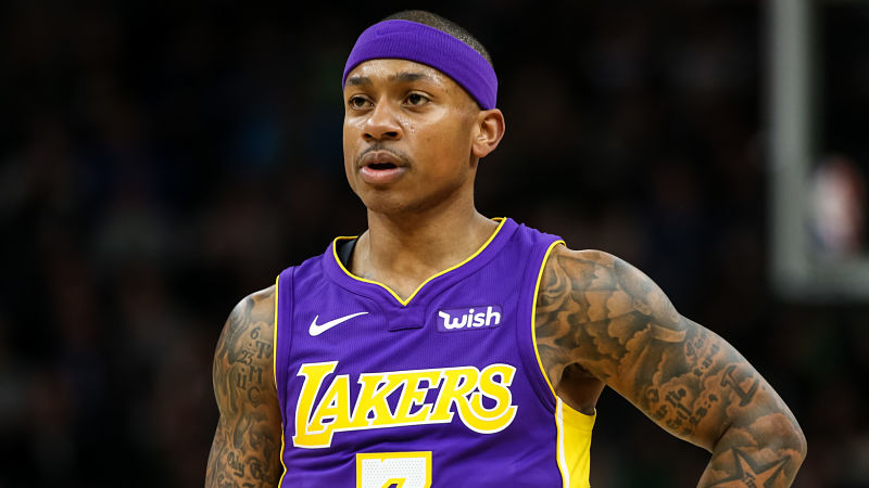 Los Angeles Lakers guard Isaiah Thomas