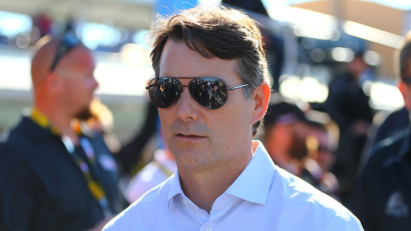 Former NASCAR driver Jeff Gordon