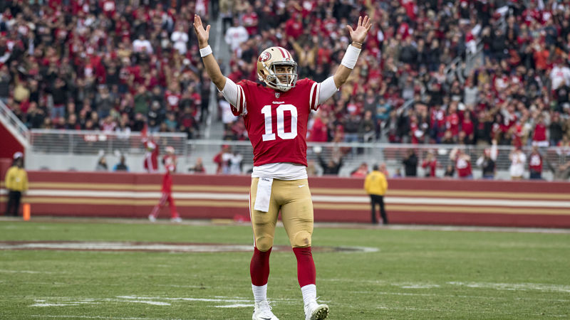 San Francisco 49ers quarterback Jimmy Garoppolo