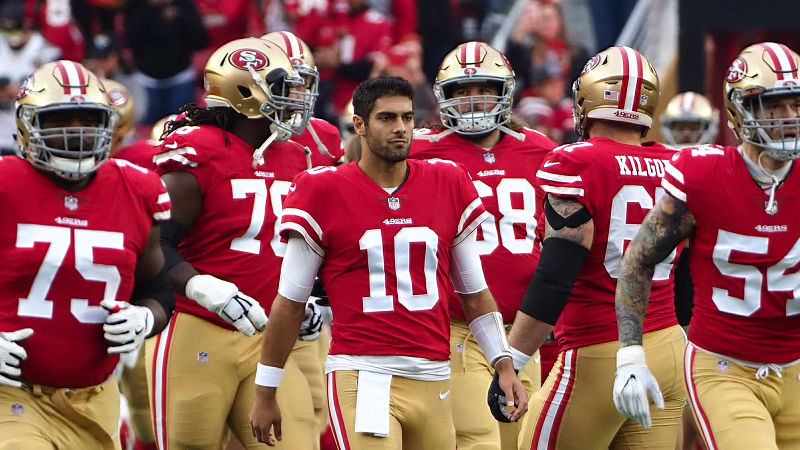 San Francisco 49ers quarterback Jimmy Garoppolo