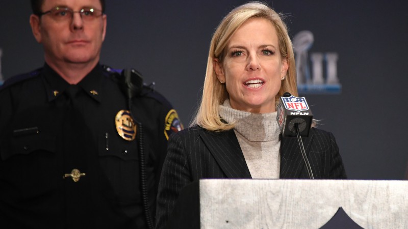 US Department of Homeland Security secretary Kirstjen Nielsen