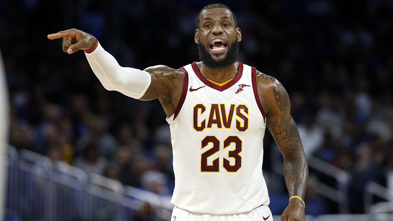 Cleveland Cavaliers forward LeBron James