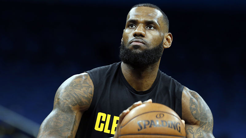 Cleveland Cavaliers forward LeBron James