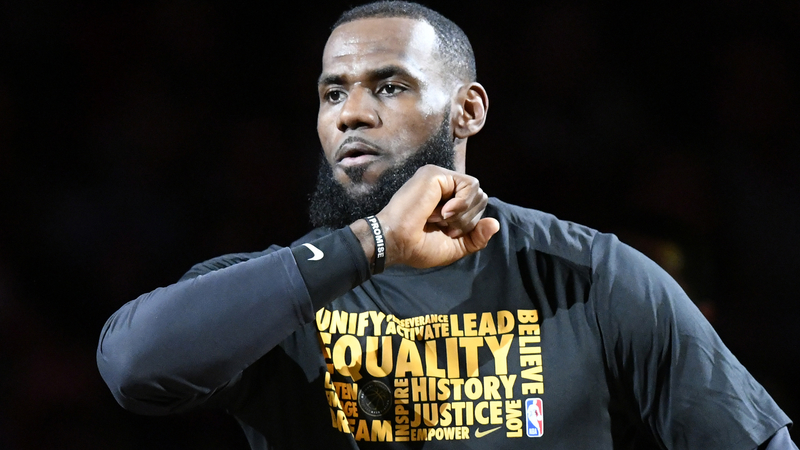 Cavs forward LeBron James