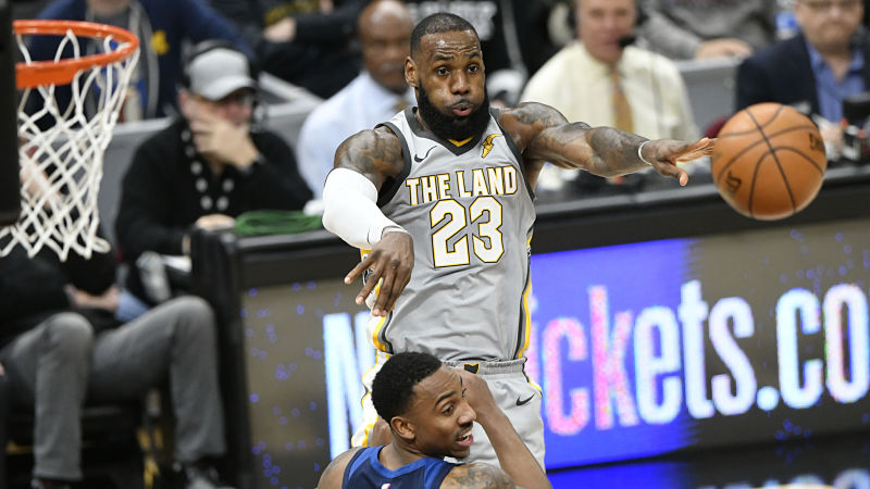 Cleveland Cavaliers forward LeBron James