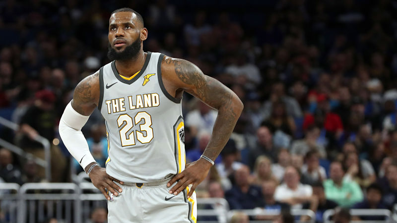 Cleveland Cavaliers forward LeBron James