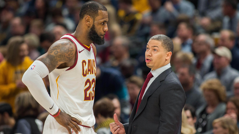 LeBron James Tyronn Lue
