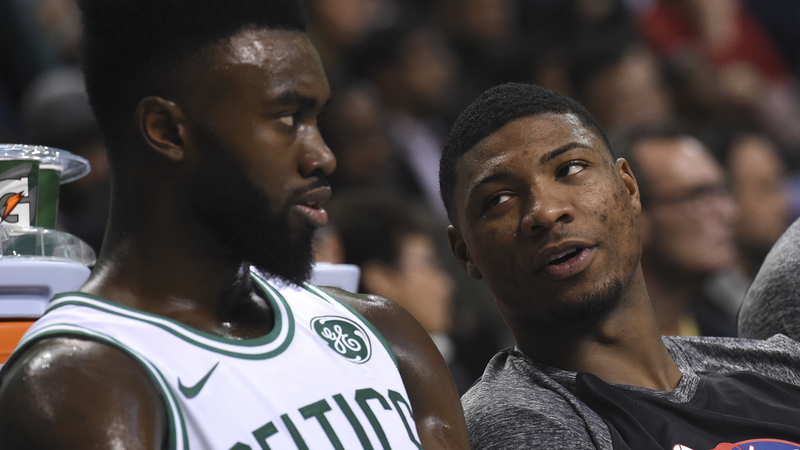 Jaylen Brown and Jayson Tatum