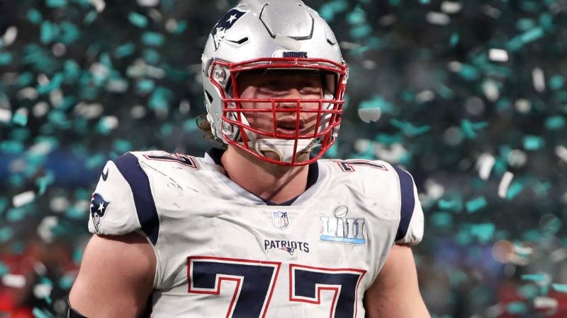 New England Patriots offensive tackle Nate Solder