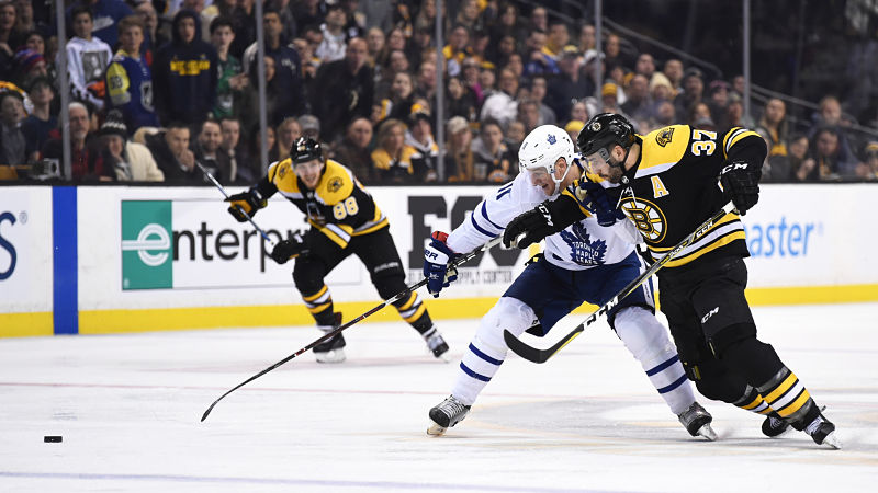 Boston Bruins center Patrice Bergeron