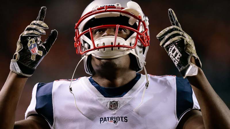 Patriots wide receiver Phillip Dorsett