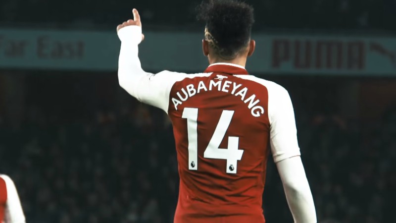 Arsenal striker Pierre-Emerick Aubameyang