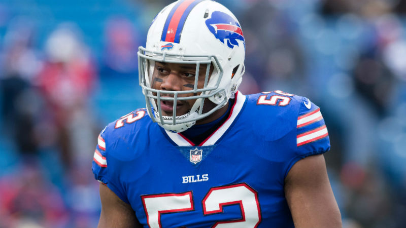 Buffalo Bills middle linebacker Preston Brown