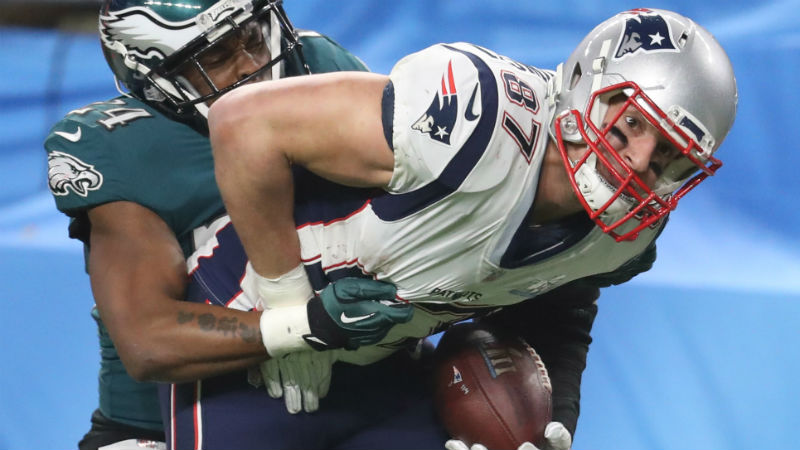 New England Patriots tight end Rob Gronkowski