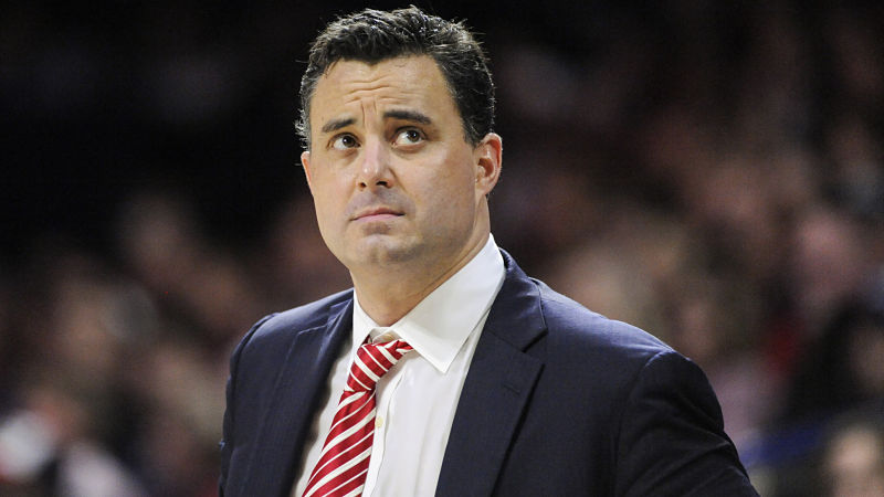 Arizona basketball head coach Sean Miller