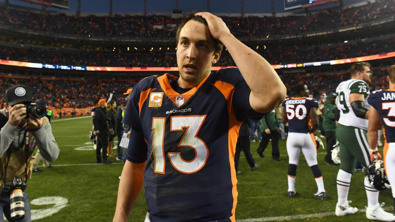 Denver Broncos quarterback Trevor Siemian