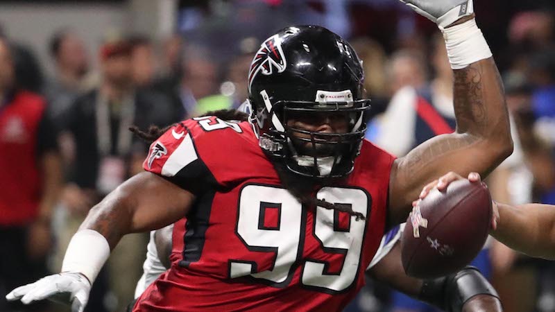 Patriots defensive end Adrian Clayborn