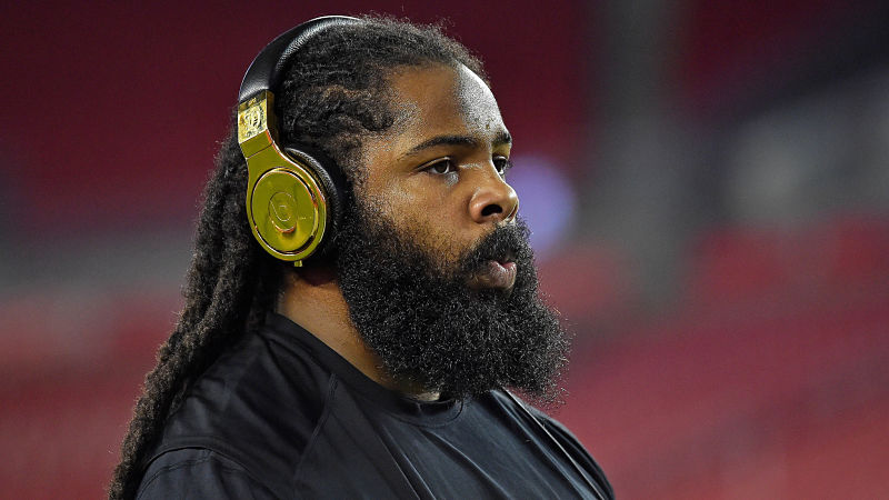 New England Patriots defensive end Adrian Clayborn