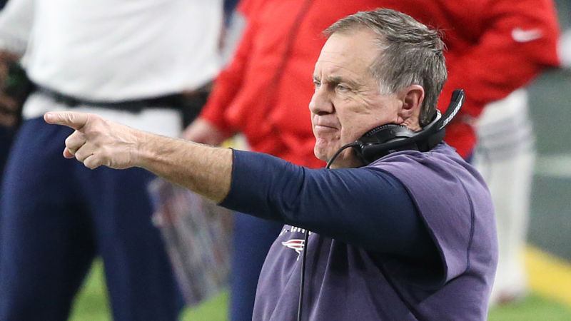 New England Patriots head coach Bill Belichick