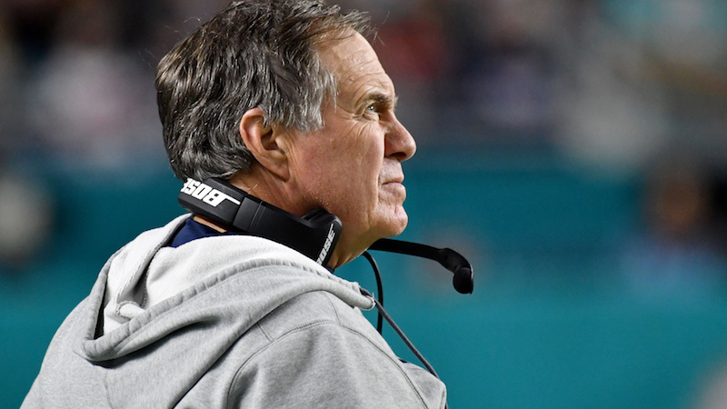 Patriots head coach Bill Belichick