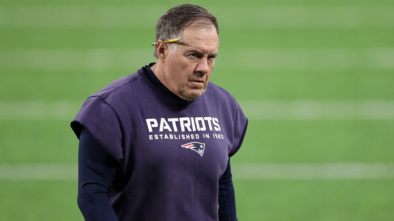 New England Patriots head coach Bill Belichick