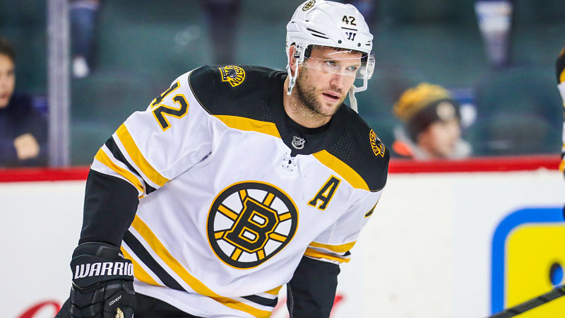 Boston Bruins forward David Backes