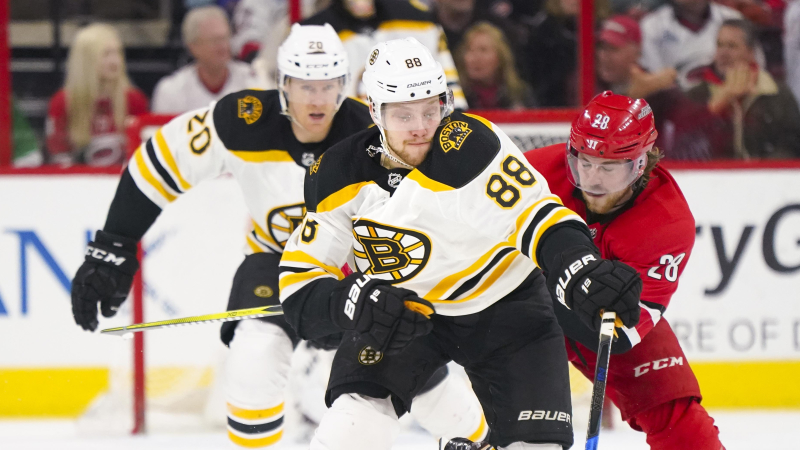 Boston Bruins forward Davis Pastrnak