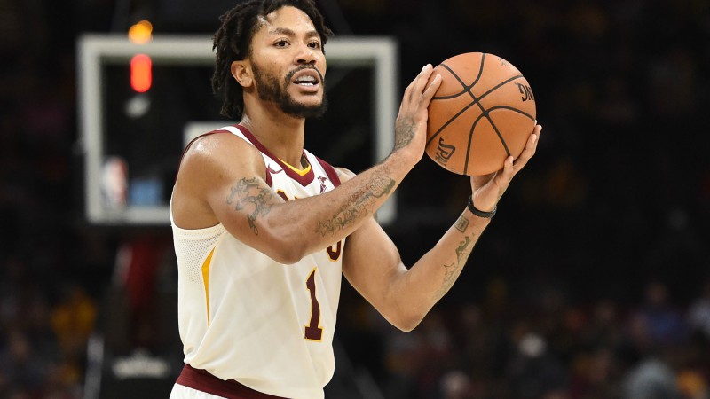 Cleveland Cavaliers guard Derrick Rose