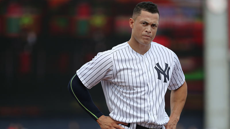 New York Yankees outfielder Giancarlo Stanton
