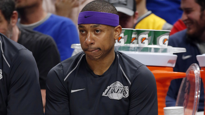 Lakers guard Isaiah Thomas