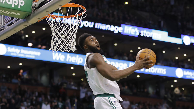 Boston Celtics forward Jaylen Brown