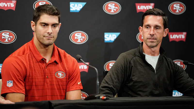 49ers Jimmy Garoppolo, Kyle Shanahan