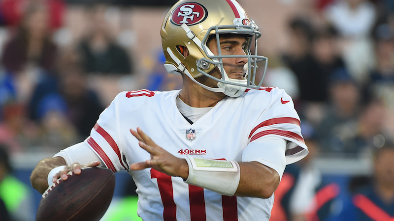 49ers quarterback Jimmy Garoppolo