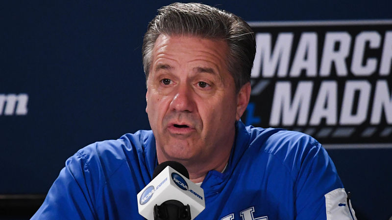 Kentucky men's basketball coach John Calipari